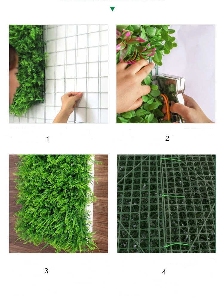 High Quality Indoor Decorative Artificial Succulent Plants Rattan Wall Hanging