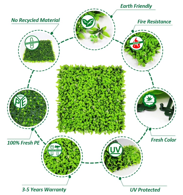 Customized PE Material Plastic Artificial Green Vines