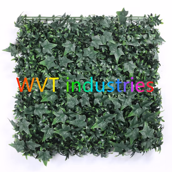 Artificial Boxwood IVY Leaves Hedge Vertical Garden Green Wall for Interior Exterior Landscaping