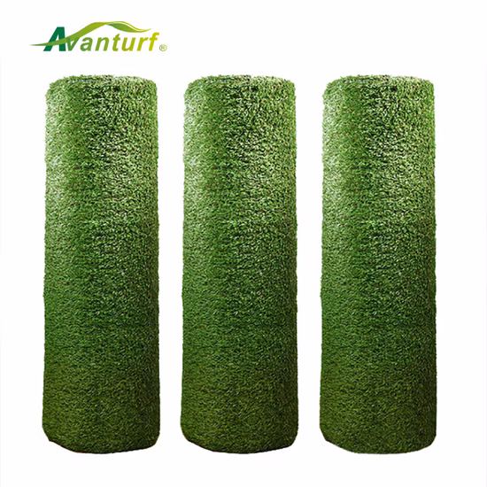 Tapis d'herbe de paysage 100% pelouse d'herbe artificielle de gazon de résistance UV élevée écologique pour le jardin extérieur