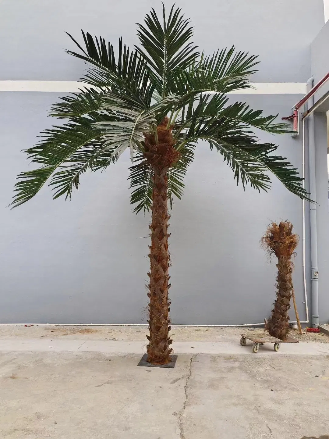 Aménagement paysager palmier artificiel fibre de verre artificiel intérieur extérieur décoratif cocotiers