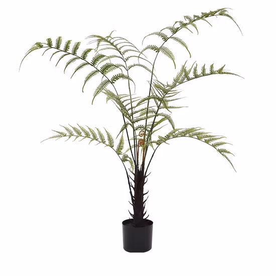 Commerce de gros de décoration extérieure intérieure faux palmier artificiel en plastique de plante verte