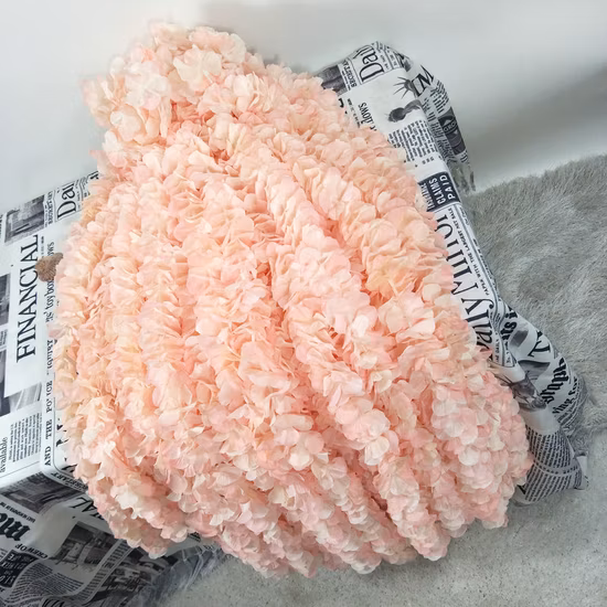 Décoration de toile de fond de fête de mariage vignes de fleurs en soie suspendues artificielles blanches