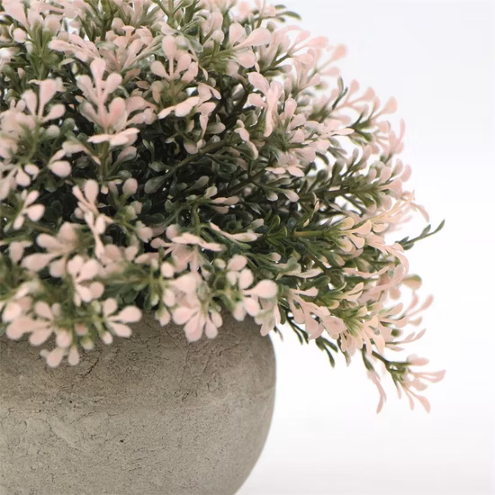 Mini plante en pot fleur artificielle petit bonsaï pour la décoration intérieure