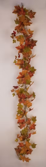 Inunion artificielle feuille d'érable plantes vigne suspendus guirlande fleurs feuilles maison jardin mariage mur décor vigne artificielle